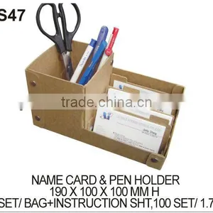 KID DIY MODEL (S47) NAME CARD & PEN HOLDER thumbnail-1