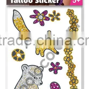 Mini Glitter Temporary Tattoo Water Transfer Printing Sticker Body Tattoos thumbnail-1