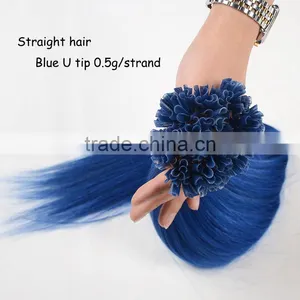 Cheap 100% Human Hair u Tip Hair Extension, Nail Tip Hair Extensions, u Tip Keratin Hair Extension thumbnail-1