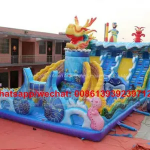 Factory Price 0.55MM PVC Outdoor Inflatable Play Equipments,Giant Children Inflatable Jumping Bouncer For Sale thumbnail-1