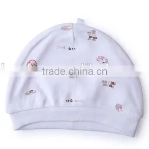 High Quality Kids Beanie Knitted Dot Printed 100% Cotton Baby Hat thumbnail-5