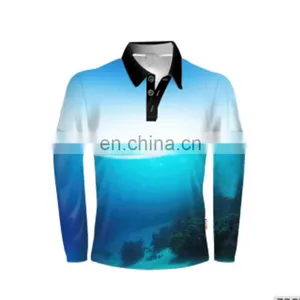 OEM Round Neck Fishing Shirts&polyester Fishing Shirt&quick Dry Fishing Shirts thumbnail-6
