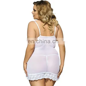 OEM Lace Exposed Breast Sex Women Sleeping Dress thumbnail-2