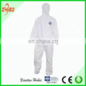 Disposable SF/Microporous Protective Safety Coverall With Hood thumbnail-3