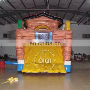 Obstacle Course Car Theme Inflatable With Jumping Area thumbnail-3