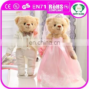HI CE Sweety Couple Teddy Bear Wedding for Valentine Gifts thumbnail-2