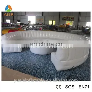 White Outdoor Inflatable Sofa, Sofa Furniture, Air Filled Sofa/couch, Air Bed Inflatable Bed Sofa for Sale thumbnail-1