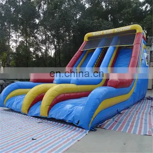 Safty Slides Inflatable, Double Giant Inflatable Outdoor Water Slide for Sale thumbnail-1