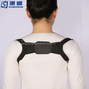 FDA Approved Adjustable Clavicle Back Brace Posture Back Corrector Brace With Black Color thumbnail-1