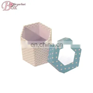 Custom Cute Paper Star Wave Point Hexagon Box thumbnail-1