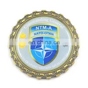 Wholesale Custom Logo Cheap Metal Blank Silver Coin thumbnail-6