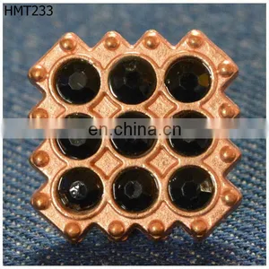 Square Shape Diamond Jeans Button thumbnail-1