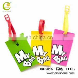 Custom Made Travel 3d Soft Pvc Rubber Silicone Luggage Tag/custom Luggage Tag thumbnail-4