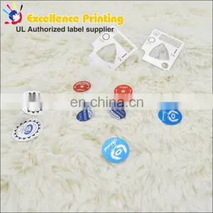 3D High Quality Custom-made Cheap Custom Metal Bag Label thumbnail-1