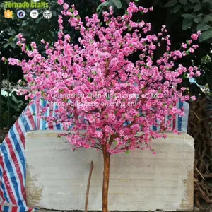 Miniature Cherry Blossom Tree Artificial Trees Indoor With Pink Flowers for Weddings thumbnail-5