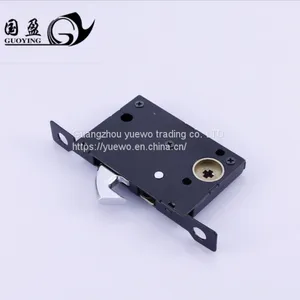 Remove Door Handle Lock Double-sided Invisible Door Lock Dark Handle Sliding Door Lock Toilet Bathroom Lock Hook thumbnail-5
