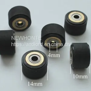 6pcs/lot 4 x 10 x 14mm Silica Gel Pinch Roller Wheel for MIMAKI Vinyl Cutter Plotter thumbnail-1