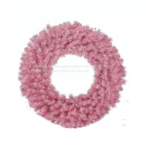 China Supplier Round Artificial Wreath for Christmas Decoration thumbnail-1