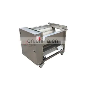 Cheap Price Carrot Vegetable Potato Peeler Turnip Ginger Brush Washing and Peeling Machine thumbnail-3