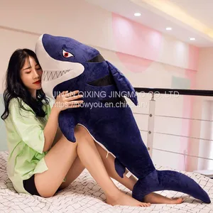 Simulation Big Mouth Sharp Teeth Plush Toy Shark for Sleeping as Present thumbnail-2
