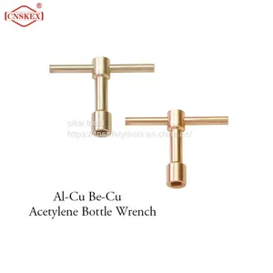 Non-sparking Acetylene Bottle Wrench 100*10mm Al-cu thumbnail-1