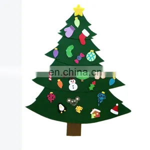 2019 Factory Custom Christmas Felt Shapes With Ornament Set for Kids thumbnail-4