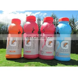 Lifelike Blow Up Replica Advertising Cartoon Character Inflatable Juice Bottle for Promotional Events thumbnail-1