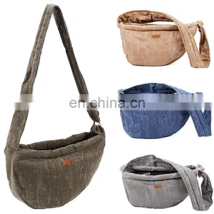 2020 New Shoulder Messenger Bag Cat And Dog Travel Bag Retro Korean Style Pet Out Bag Backpack thumbnail-6