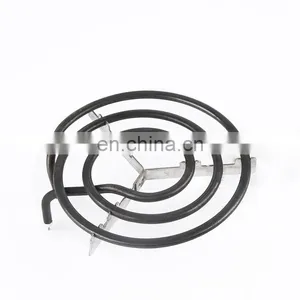 Factory Stainless Steel Electric Stove Single Burner Hot Plate Heating Element/cooker Coil Black Circular Tubular Heater thumbnail-1