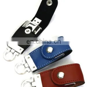Best Gifts 32gb Usb Drive Leather Pendrive, Grade A Chips Usb Leather Stick, Economy Usb Leather Case thumbnail-1
