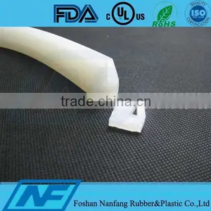 Non-toxic Translucent Solid Rubber Seal Strip thumbnail-4