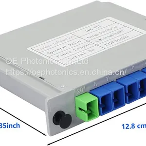 1x32 Planar Lightwave Circuit Splitter With Input Bare Fiber, Scattered Ribbon Fiber 1.9m Pigtail Without Connector PLC Splitter thumbnail-3