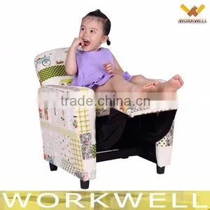 WorkWell Classical Fabric Children Reclining Sofa Kids Sofa Cs-18 thumbnail-1