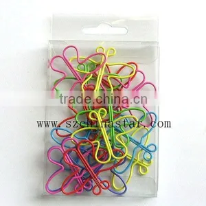 Shpaed Beautiful Butterfly Shape Paper Clips--pvc Box thumbnail-1