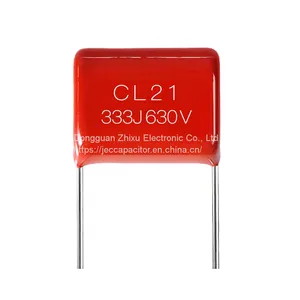 Polyester Plastic Metal Film Capacitor CL21 Polymer Film Capacitor thumbnail-1