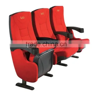 Movable Cinema Chair Fabric Theater Movie Seat HJ813 thumbnail-4