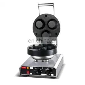 Non-stick 110V 220V 15 Pcs Mini Egg Tart Machine Round Pastry Tart Tartlet Pie Shell Machine Maker Iron Ice Cream thumbnail-1
