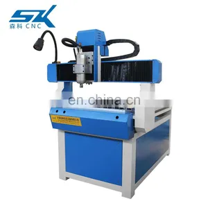 SENKE MINI CNC Cutter 4040 6060 6090 Gantry Moving Metal Cutting and Engraving Machine thumbnail-4
