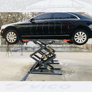 VICO On Ground Install / Ultra Thin Scissor Car Lift for Sale # V-JSXB-A-3530 thumbnail-5
