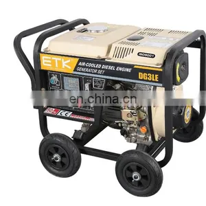 Portable Diesel Generator With 4 Wheels Diesel Generator Set With CE thumbnail-5
