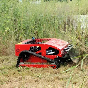 Remote Control Mower for Sale, China Remote Control Mower With Tracks Price, Robot Slope Mower for Sale thumbnail-1