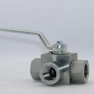 3 Way Hydraulic Ball Valve thumbnail-2