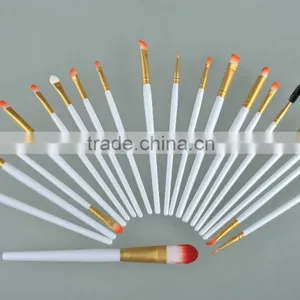 20pcs/set White Professional High Quality Foundation Powder Brush Cosmetics Makeup Brushes thumbnail-2