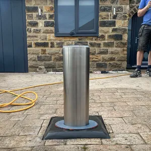UPARK Garage Door Traffic Security Durable Metal Safety Post Private Area Automatic E Bollard With Integral thumbnail-1