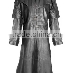 Stylish Leather Overcoat 2014 thumbnail-1