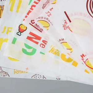 Low Price Sandwich Patty Burger Cooked Food Oil-proof Wrapping Paper News Paper Style Food Wrap Tissue Paper thumbnail-3