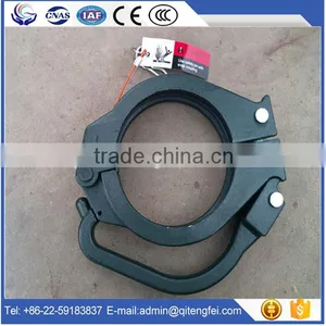 DN125 45Mn2 Forged Putzmeister Concrete Pump Bolted Coupling Clamp thumbnail-3