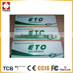 ISO18000 6C EPC Gen2 Vehicle Windshield UHF RFID Tag for Car thumbnail-1