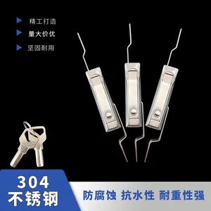 Weak Road Lock Stainless Steel MS82 Heaven and Earth Connecting Rod Lock Weitu Cabinet Door Lock Electric Box Door Lock thumbnail-2