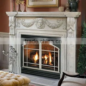 Top Design Stone Fireplace For Indoor thumbnail-2